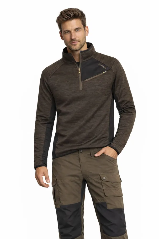 Zip Pullover Ergoline Green