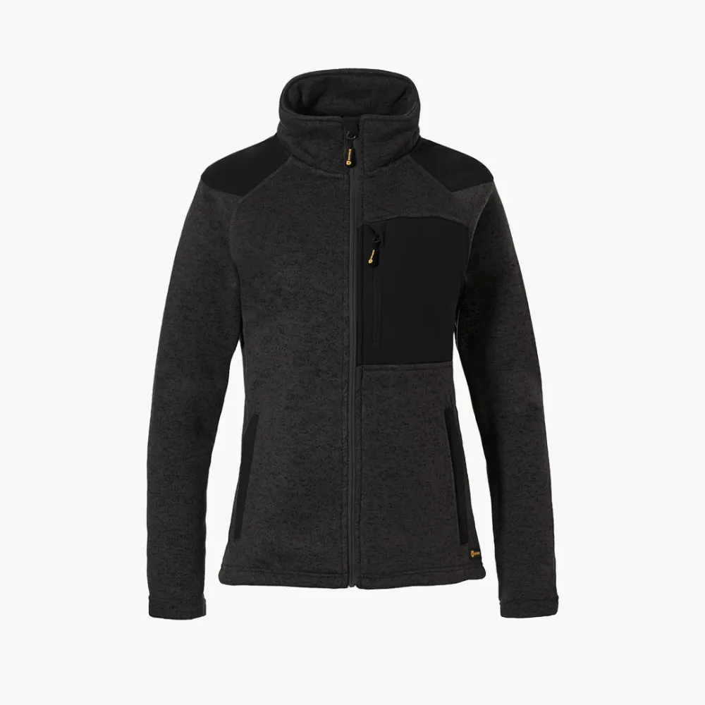 Fleece Coarse Dames Antraciet