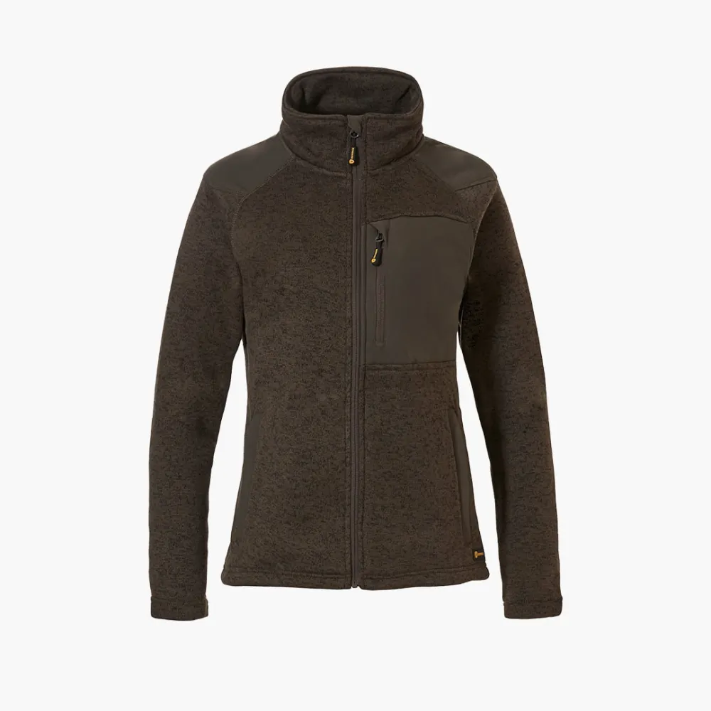 Fleece Coarse Dames Olive Green