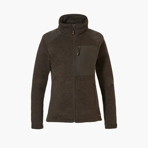 Fleece Coarse Dames Olive Green