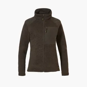 Fleece Coarse Dames Olive Green