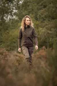 Fleece Coarse Dames Olive Green