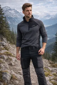 Trousers Flexline Heren Grey