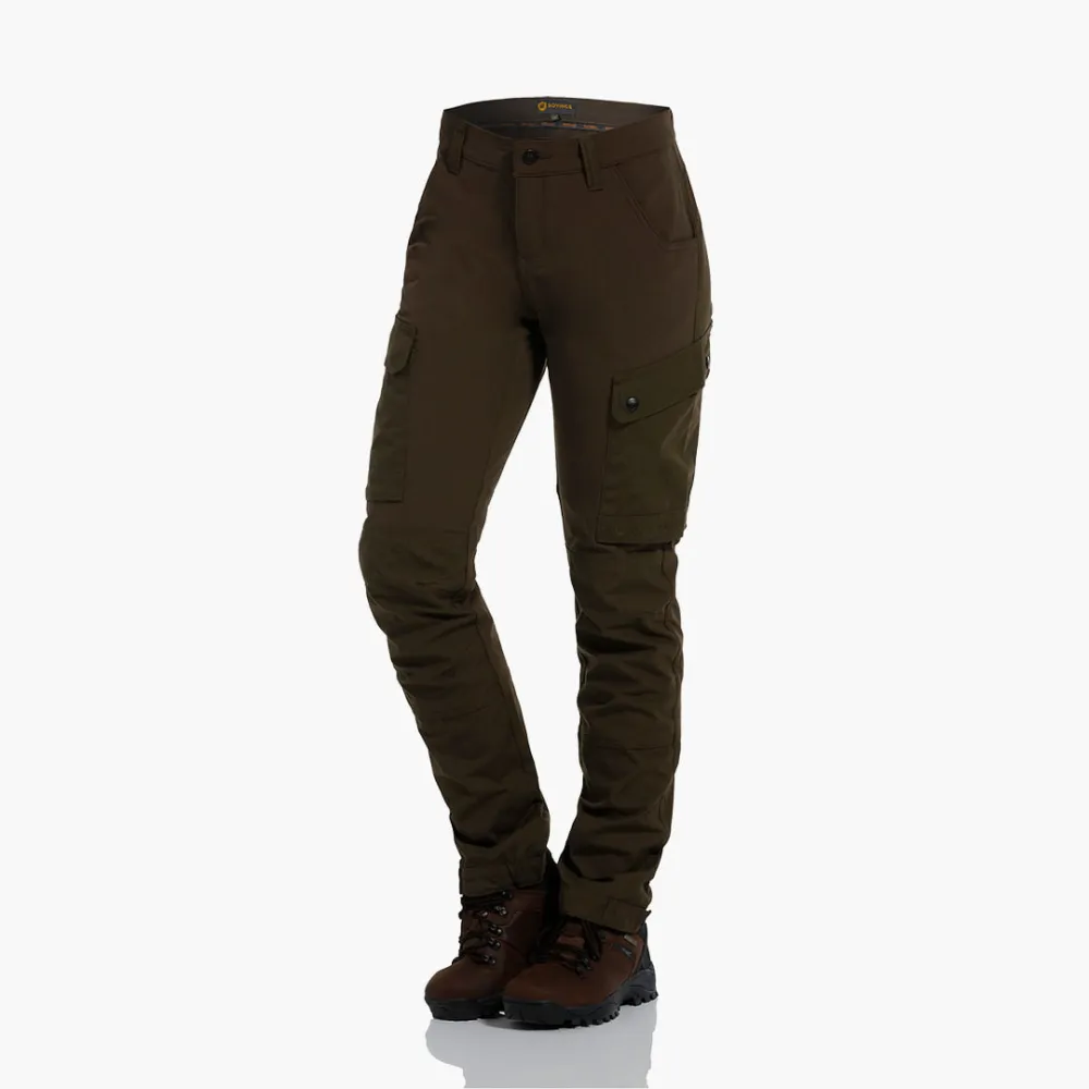 Trousers Flexline Dames Olive Green