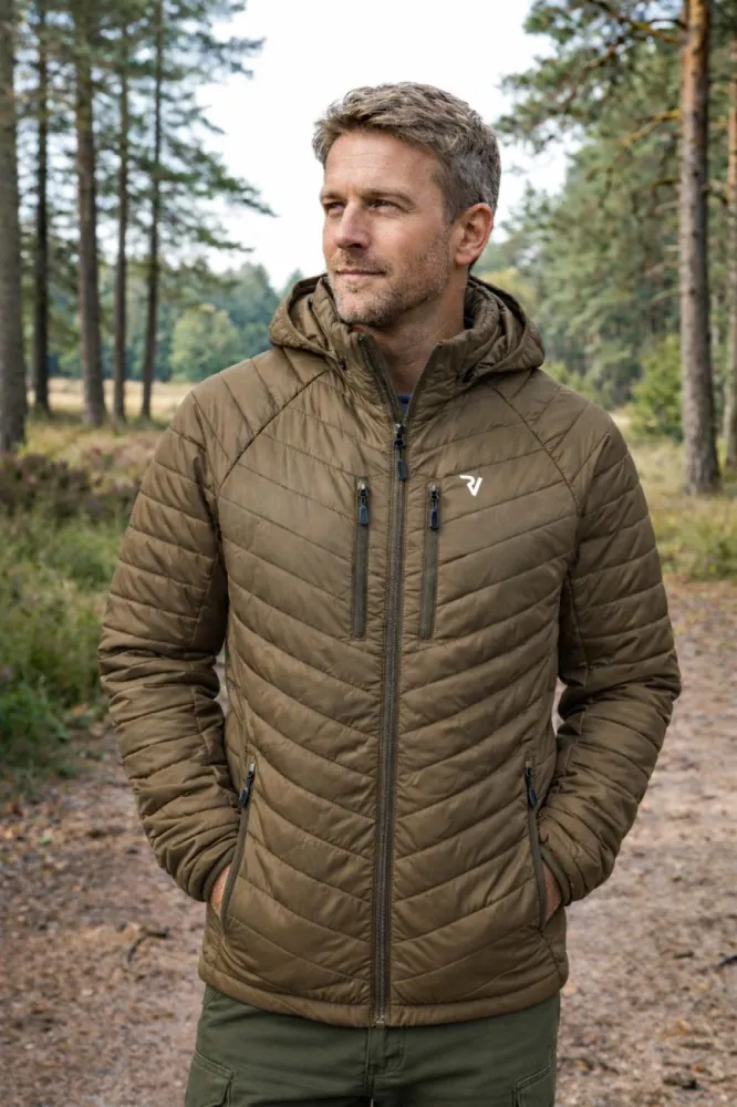 Jacket Padded Green Heren