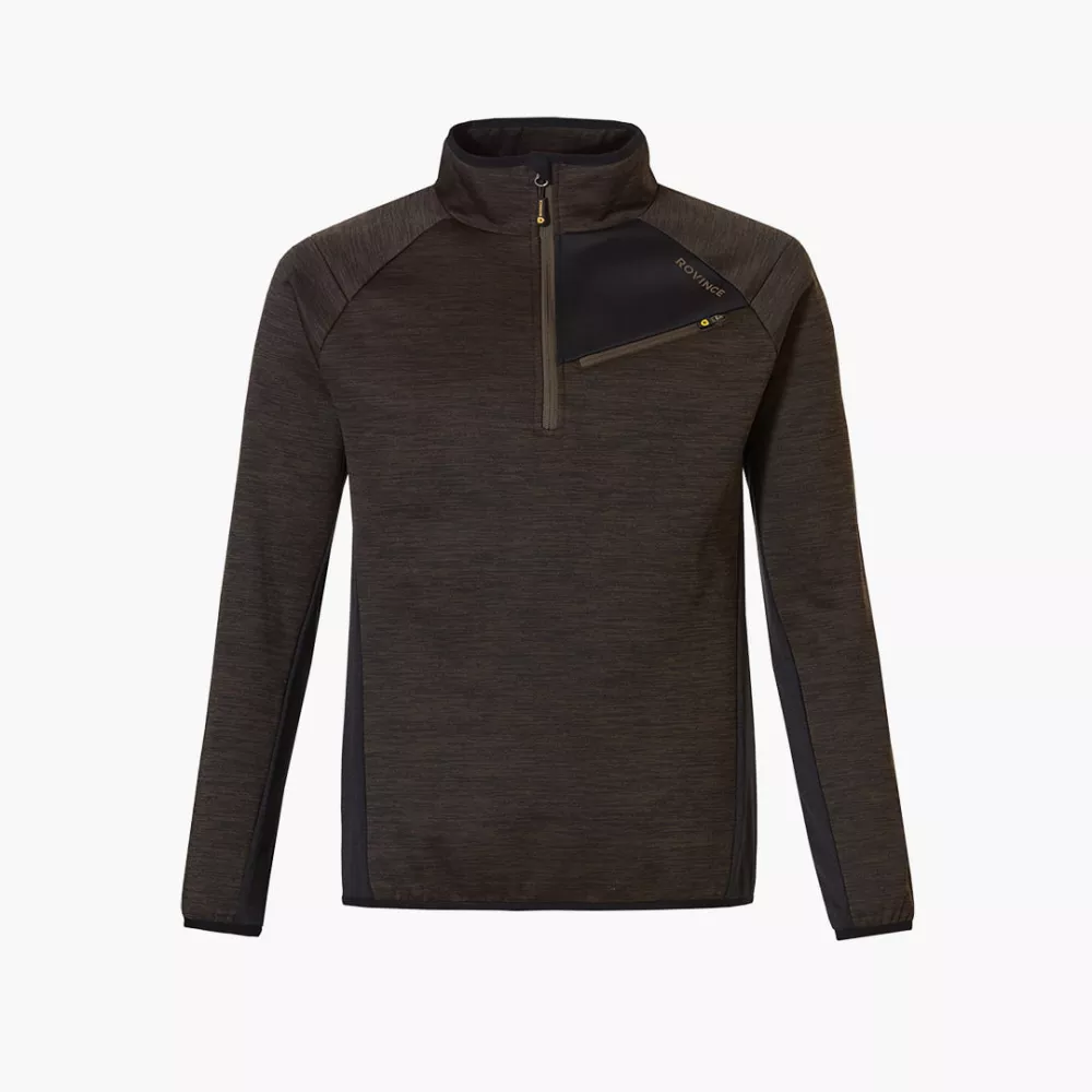 Zip Pullover Ergoline Green