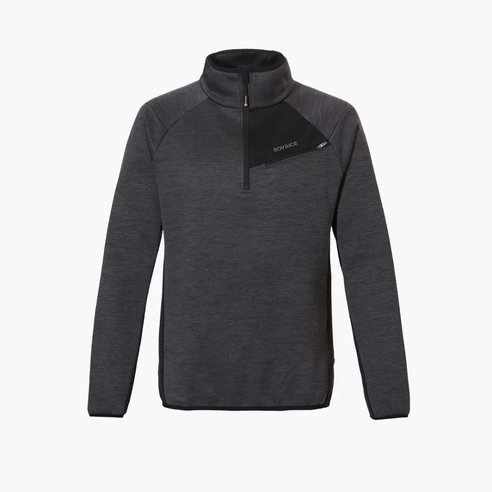 Zip Pullover Ergoline Grey
