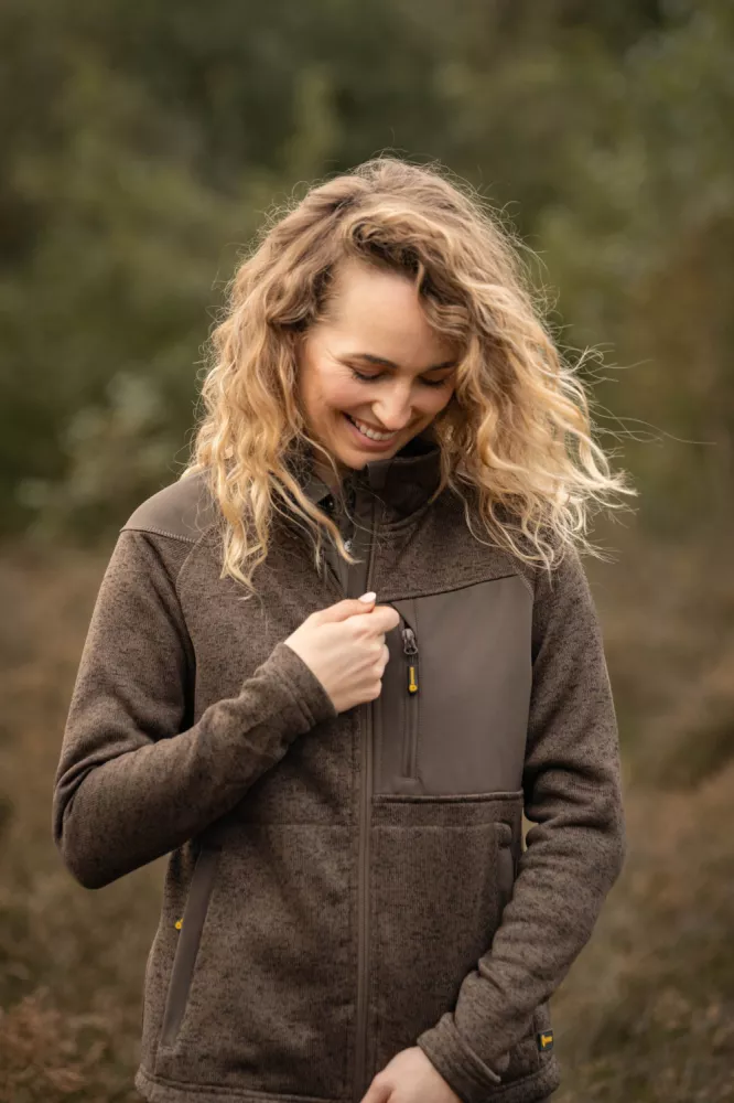 Fleece Coarse Women Olive Green